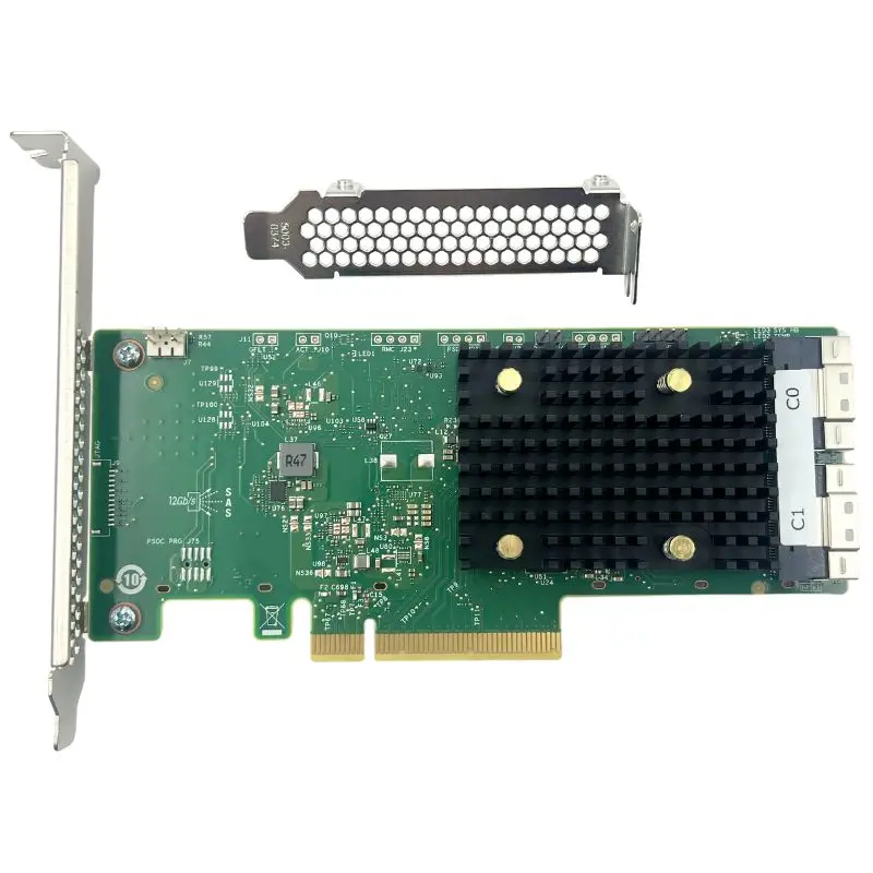 This Array Card Has SAS/SATA Interface 8GB Cache 16 Internal Ports Broadcom 3816iMR Chip NVME RAID 0/1/10 Controller BROADCOM