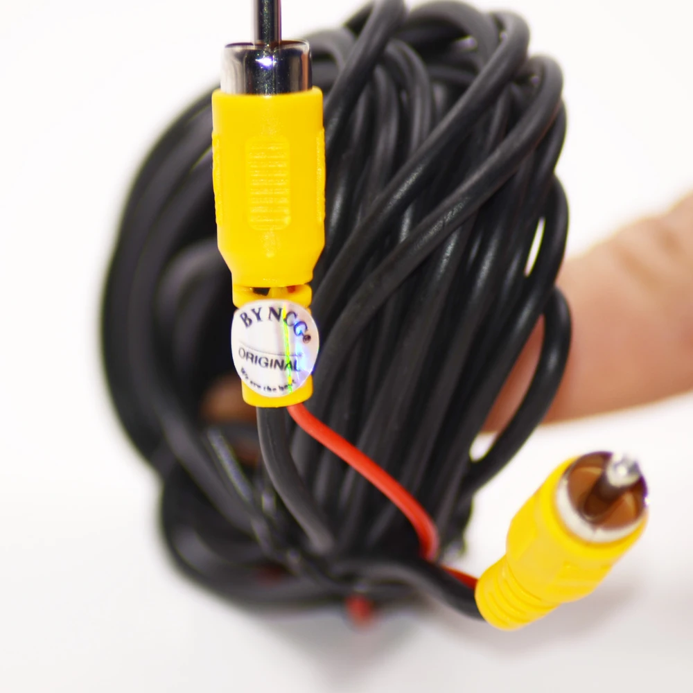 6M 10M 15M 20M Wire Harness Car Cable RCA Video for Parking 170 Degree AHD 1080P CCD Reverse BackupRear View Camera Monitor