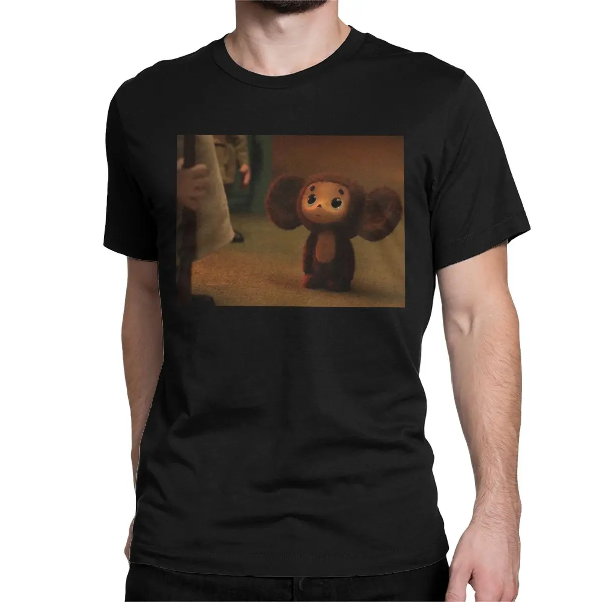 Men Women T-Shirts Cute Soviet Russia Cartoon USSR Novelty Pure Cotton Tee Shirt  Cheburashka T Shirts Round Neck Clothes Summer