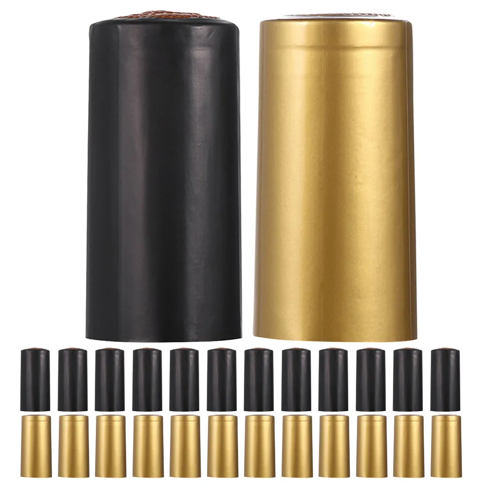 400Pcs Wine Bottle Heat Shrink Caps Secure Snug Fit Sturdy Material High Heat Resistance Easy Operation for Wineries Home