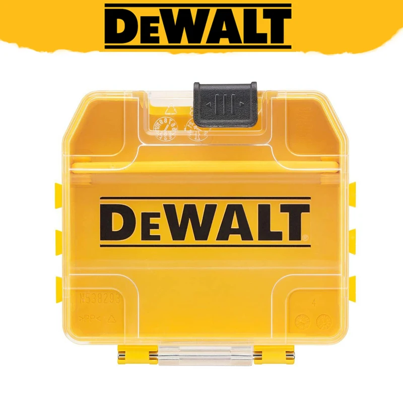 DEWALT Original DT70800 TSTAK Small Storage Case Stackable  Hard Shell Original Case Yellow Small Box Power Tools Part