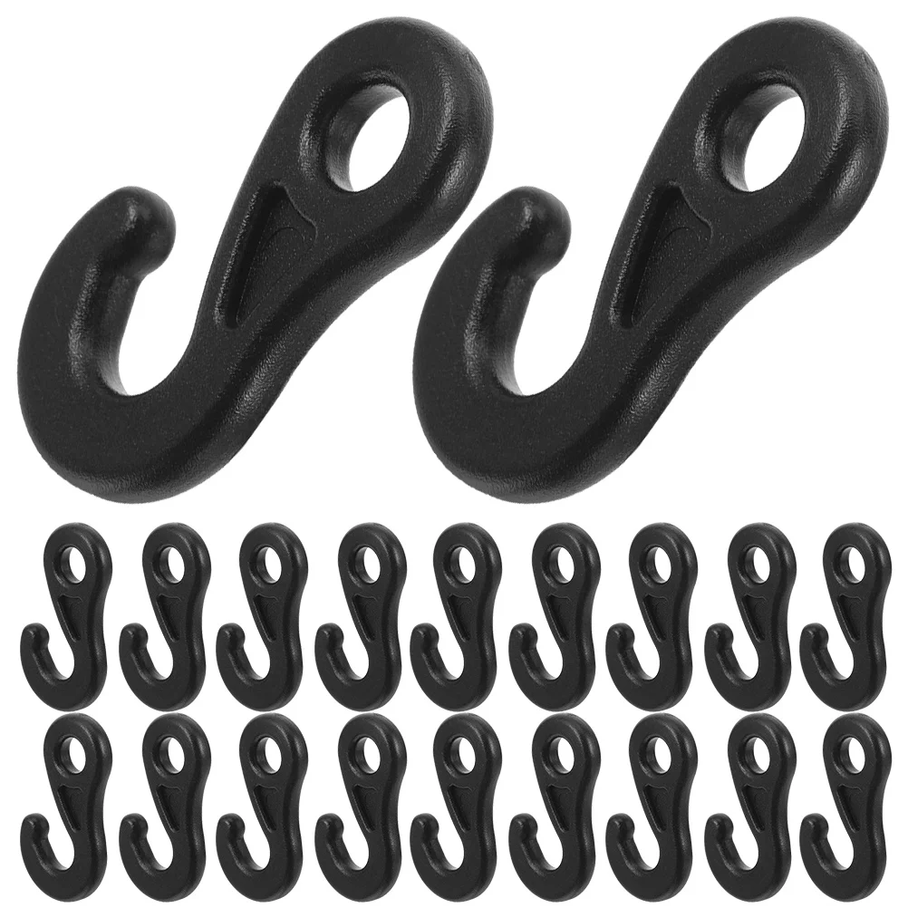 

20pcs Hooks Camping Accessories Durable Plastic Fixing Outdoor Canopy Hook Tent Ropes Plastic Rope Hanger Hiking