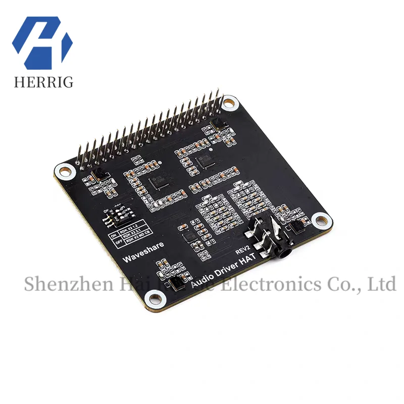 

RDK X5/X3 Audio Adapter Board Audio Driver HAT 4 Microphone Driver Board