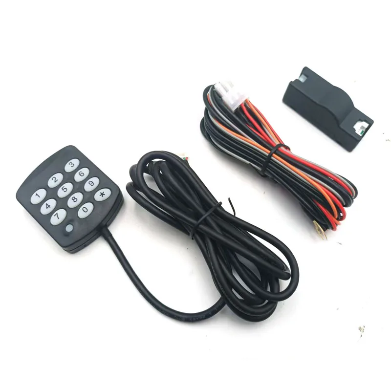 LAKASAN Car Immobilizer Password Keypad Password Locker, Anti Hijack & Anti Theft Function, One Wire Two Way Communication