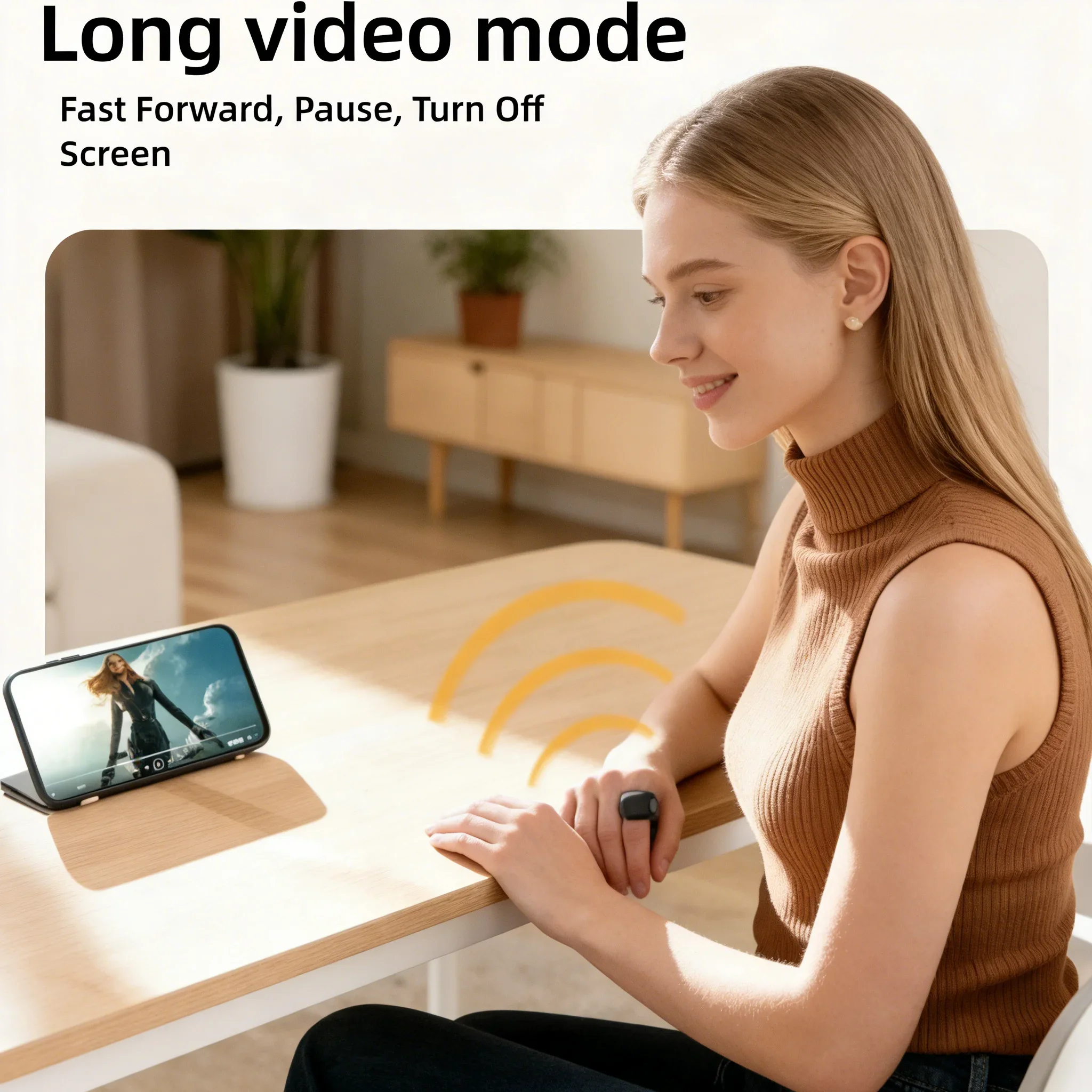 

Bluetooth-мышь-кольцо с дистанционным управлением и колесиком прокрутки, портативное устройство для перелистывания страниц электронных книг, селфи-контроллер для смартфонов, планшетов и Kindle