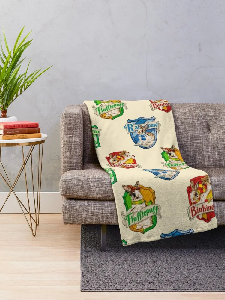 Magical Rabbit Copper Throw Blanket Sofa Flannels Blankets