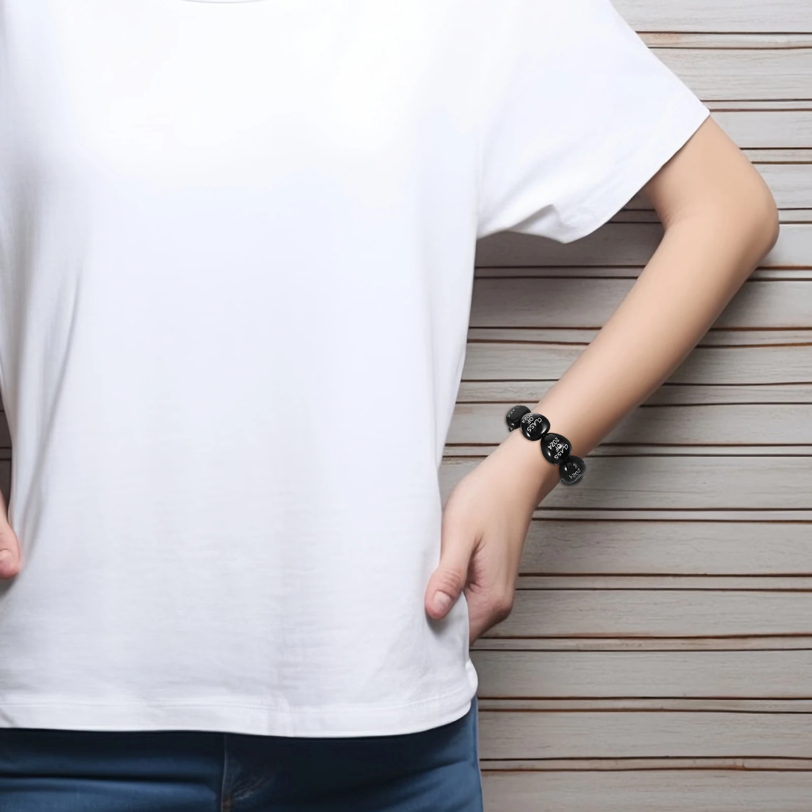 Imitatie Moer Ketting Afstuderen Decoratieve Armband 2024 Klasse Kralen Armband Nep Noten Feestaccessoires Student Geschenken
