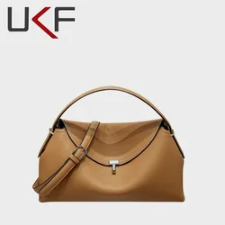 UKF Autumn New Trend Woman Handbag Luxury Underarm Shoulder Bag Casual Tote Lady Soft Bucket Bag сумка женская bolsos de mujer