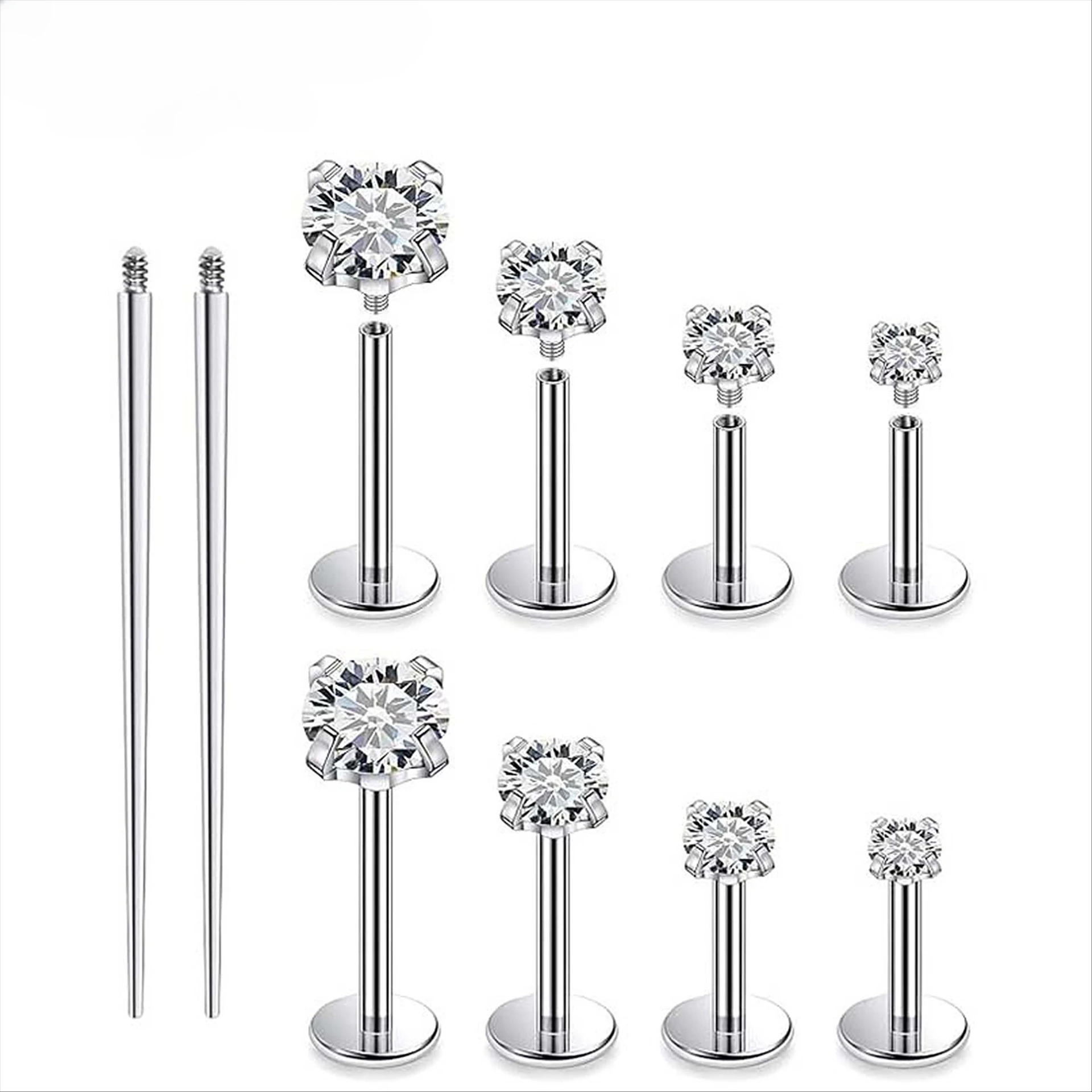Grosir Basis ASTM F136 Perhias - Body Jewelry Tunnels ulasan dan harga