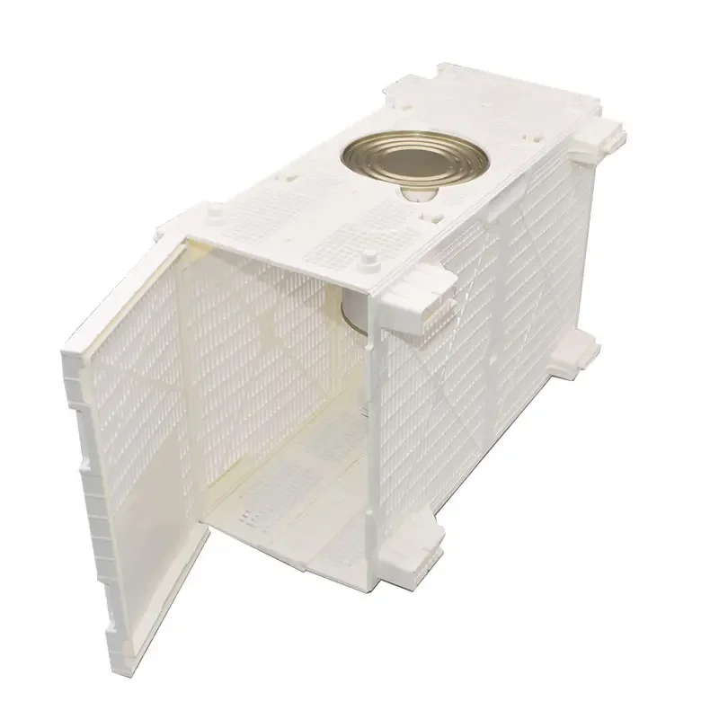 1 Set Plastic Bee Bus Package Queen Bee Transport Cage Queen Bee Brood Box BEE-BUS White Cross Border Export Beekeeping Tools