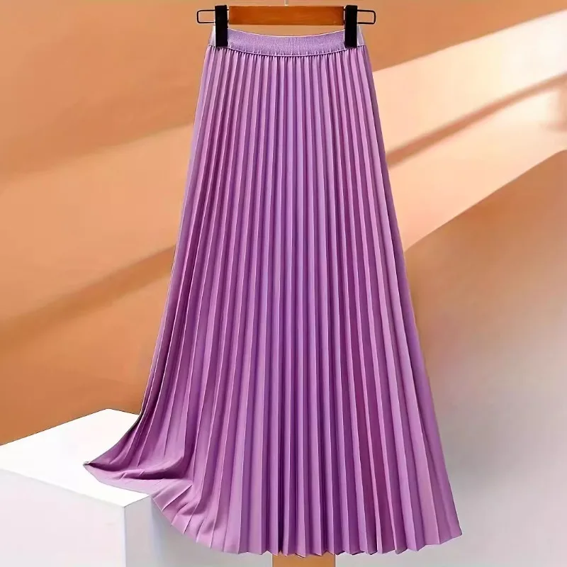 Fashion Elegant Pleated Skirt for Women  Vintage Saias Party Goth Skirts r Casual  Harajuku Streetwear