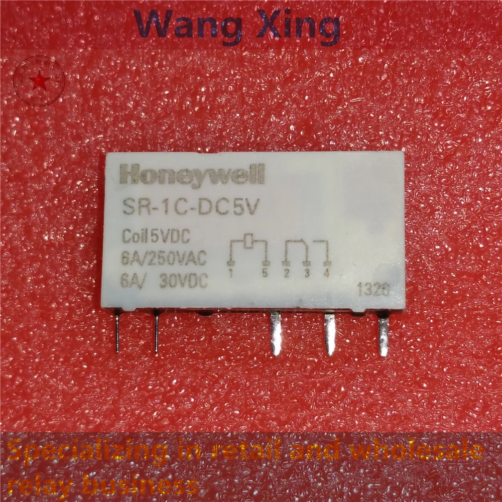 

SR-1C-DC5V SR-1C-DC12V SR-1C-DC24V Electromagnetic Power Relay 5 Pins