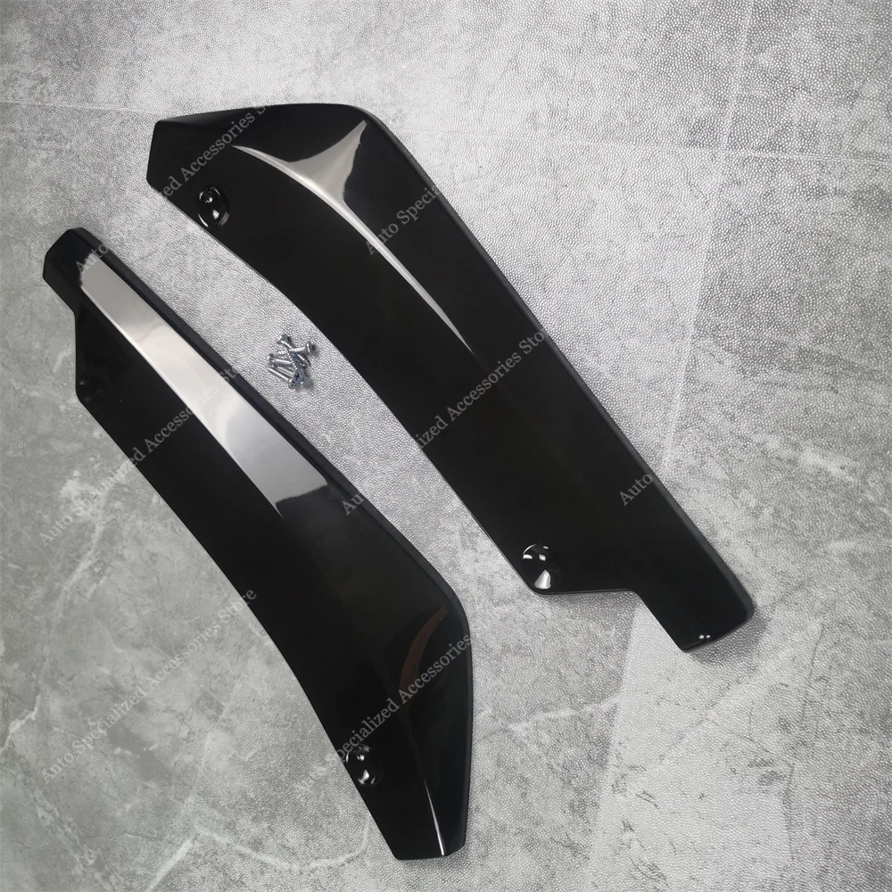 Rear Bumper Side Splitters For Hyundai Elantra 6th AD 2015-2018 Pre-Facelift Rear Diffuser Exhaust Pipe Trim Splitter Bodykits