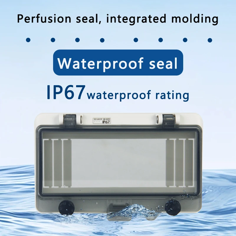 IP67 회로 차단기 투명 방수 박스 창 스위치 투명 배전함 창 보호 커버