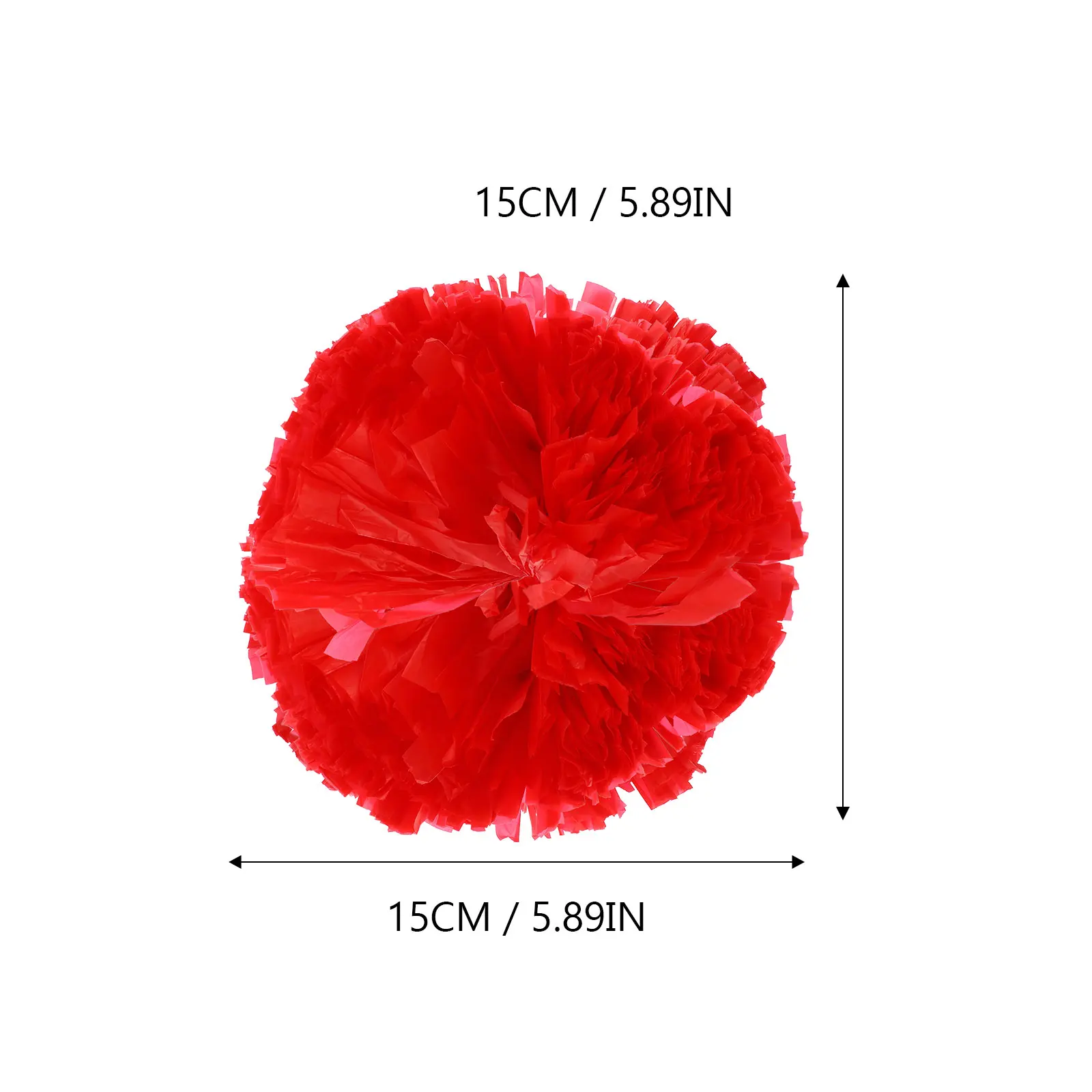 2 Pcs 경기 응원 Poms 치어 리더 게임 액세서리에 대 한 공 플라스틱 Pom 공