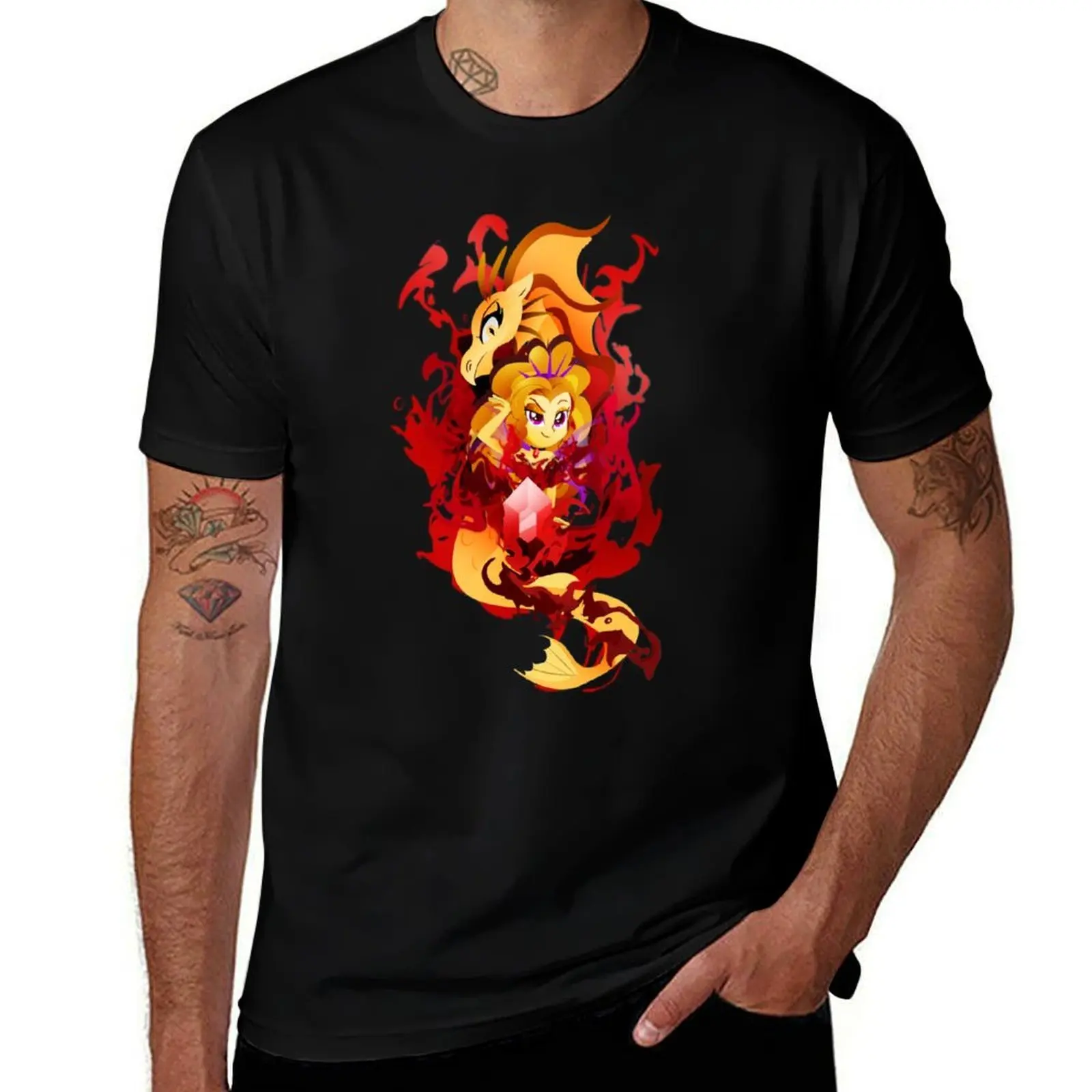 

Adagio Dazzle T-Shirt Comfortable Basic Crew Neck Tee