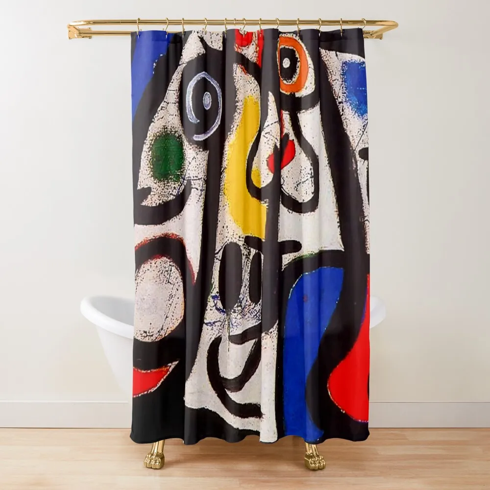 

joan miro art paintings, joan miro Abstract art Shower Curtain Modern Bathroom Accessories Shower Set Curtain