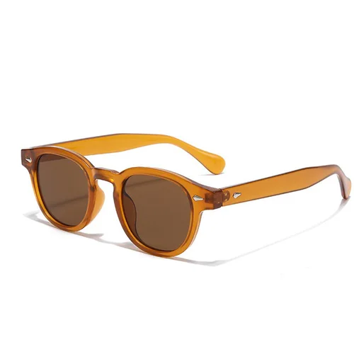 Imagen 2 del producto Nuevas gafas de sol de moda y personalizadas con uñas de arroz para mujer, gafas de sol Retro ultraligeras, neutrales, simples, con protección solar UV400
