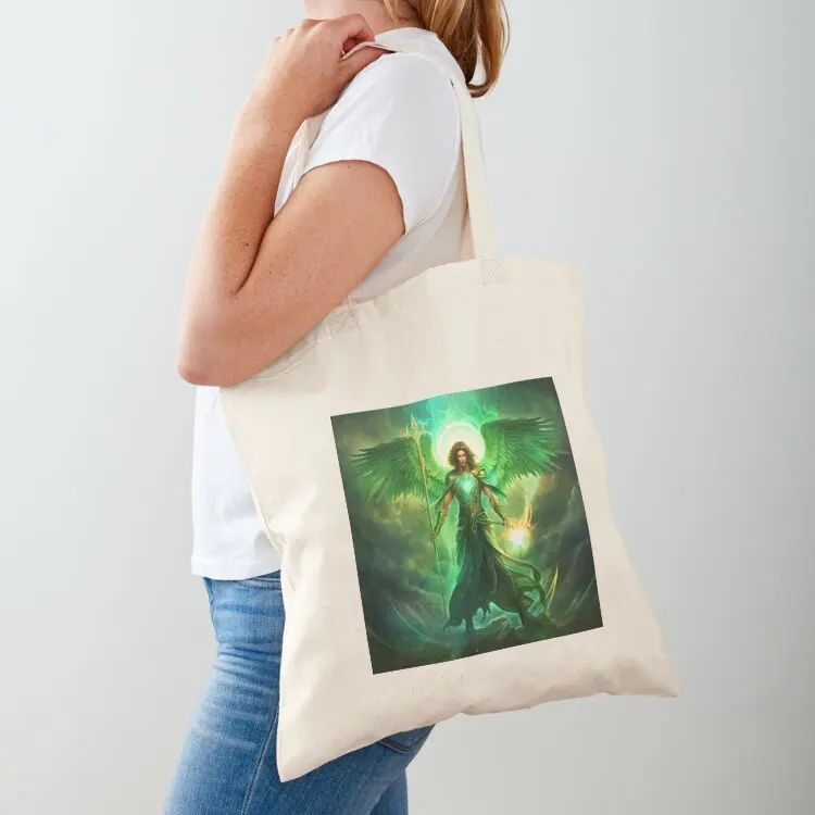 The Archangels Collection: Archangel Raphael the Healer Magician Tote Bag bag for beach Lady bag shopper bags