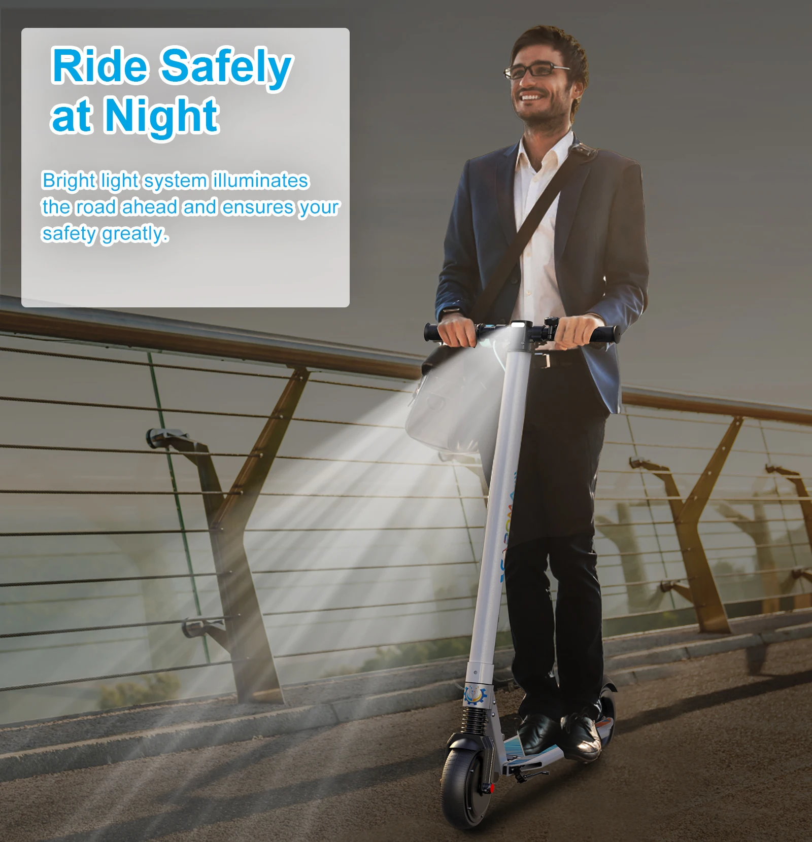 Electric Scooter Commuter E-Bike Foldable Commuter E-Scooter With Cruise Control Dual Braking System Shock Absorption
