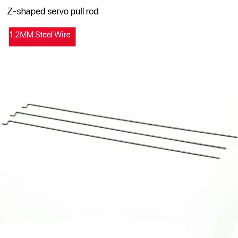 

10/20 шт. Z-образные тяги из стальной проволоки 1,2 мм, 19 см, для радиоуправляемых самолетов, тяговые и толкающие соединительные стержни
