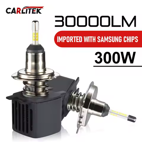 2Pcs H7 H4 Car Headlight Bulbs 30000LM H4 H1 H8 H11 9005 HB3 led with SAMSUNG chip 360 LED 9006 HB4 6500K fog Light Autolamp 12V