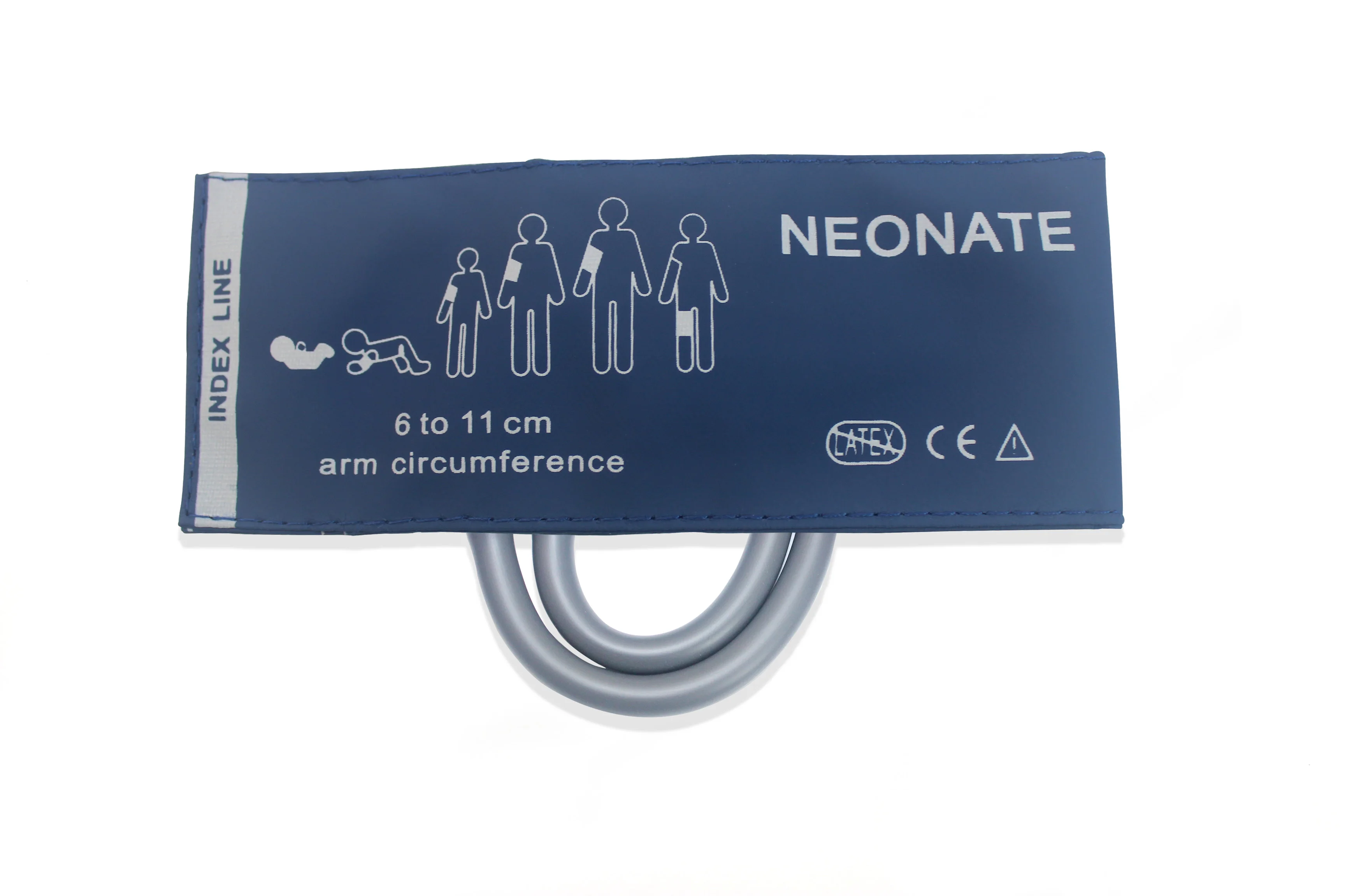 Neonatal reusable NIBP cuff 6-11 cm pressure cuff single/double bladder