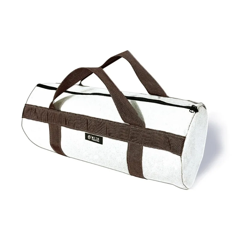 Tool bag Round Hand-held Tool Kit Portable Electrician Bag White Woodworking Tool Storage Bag