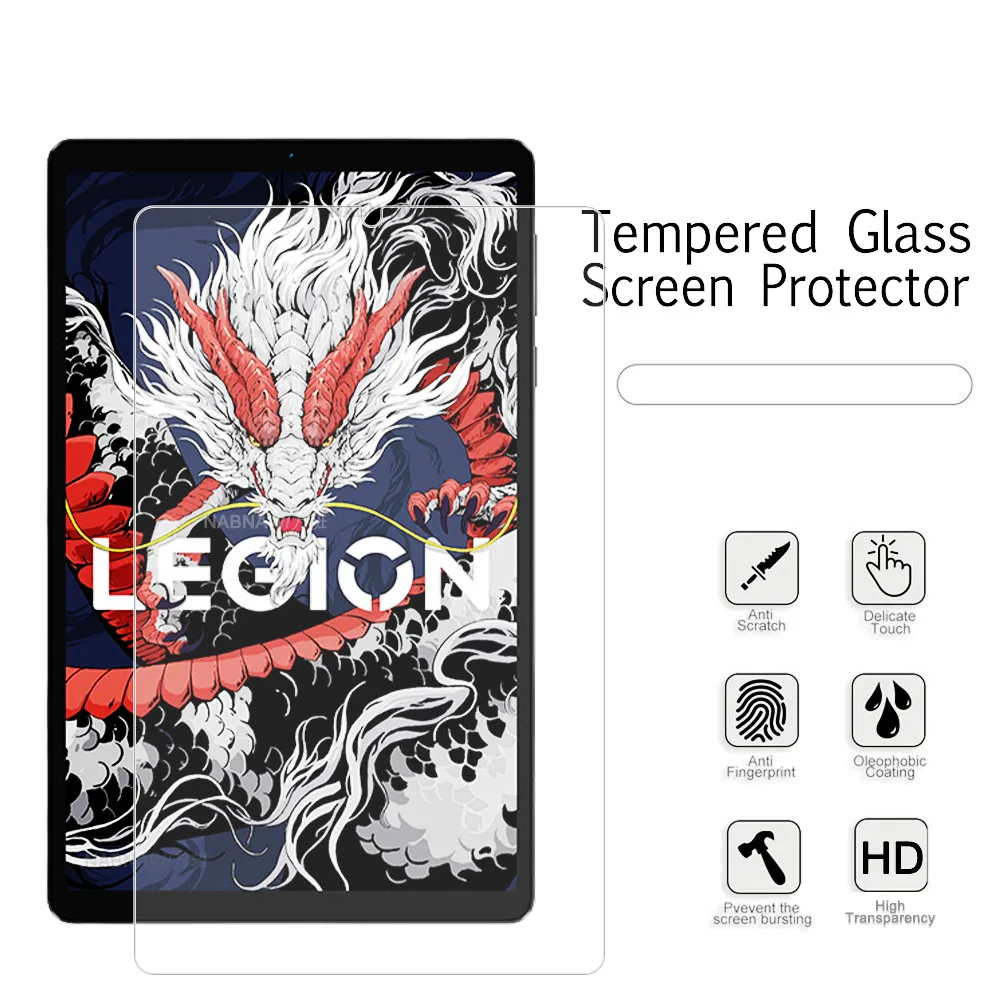2 Pieces HD Scratch Proof Screen Protector Tempered Glass For Lenovo Legion Y700 2025 Tablet Hard Protective Film Free Bubble
