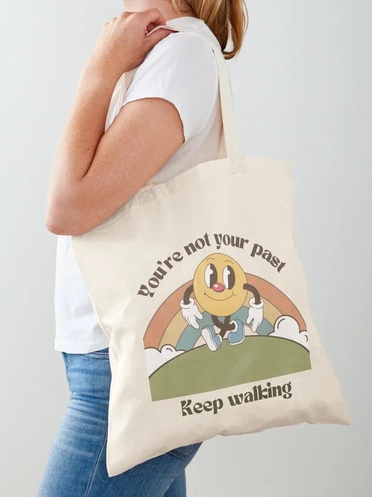 You're not your past keep going Tote Bag eco pack large size bags Tote Bag