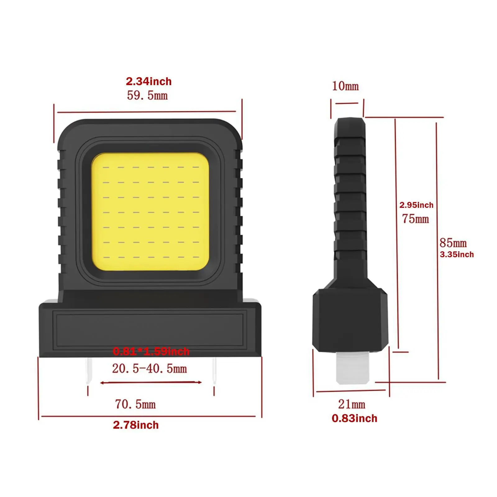 Flood Lighting Job Site Worklight Mini suits Tool Battery Multifunctional Work Light for Garages Factories Camping