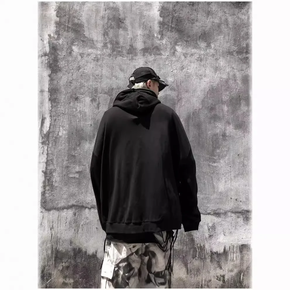 เสื้อฮาราจูกุ Y2K ลายปีกปีศาจ ซิป ฮู้ด สไตล์สตรีทแฟชั่น สำหรับผู้ชายและผู้หญิง