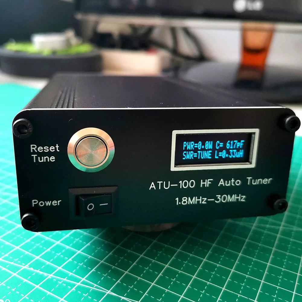 

ATU-100 Automatic Antenna Tuner (Auto ATU) DIY Kit - Open Source HF Radio Antenna Tuner for 1.8-50MHz Ham Radio - OLED Display