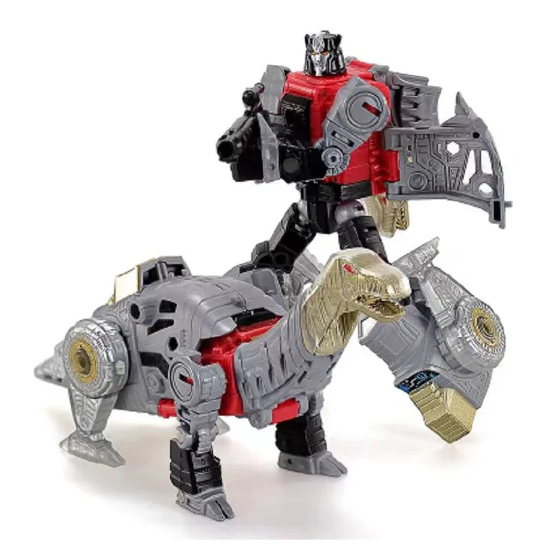 Jouet de Transformation Bdissolve G1 5 en 1, Dinoking Volcanicus Grimlock 17cm Slag Sludge Snarl Swoop Action Figure Modèle Cadeau, Collection de Jouets