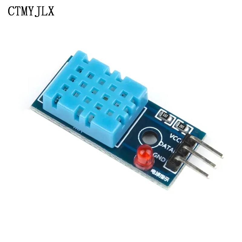 5pcs Smart 3pin DHT-11 DHT11 Digital Temperature And Relative Humidity Sensor Module + PCB for Arduino Sensors DIY Starter Kit
