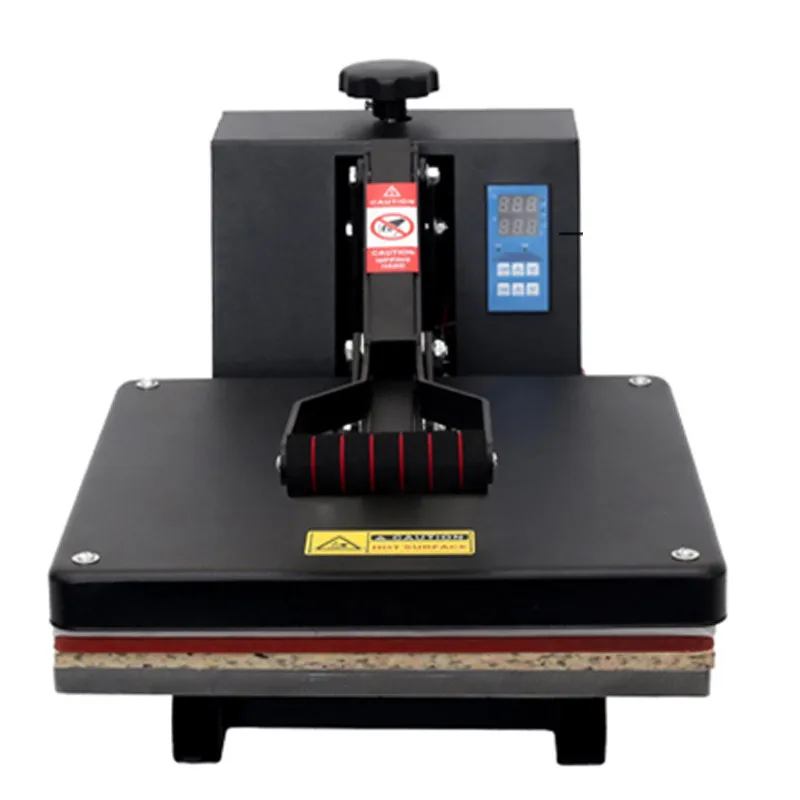 New 38 Flat Heat Press Machine Mini Heat Transfer Printer For T‑Shirt Rhinestone Logo Sublimation Printing Equipment
