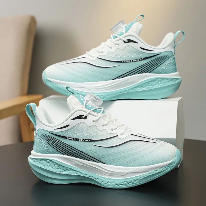 

New Summer Series Kids Running Shoes Rotating Buckle Breathable Sports Sneakers
