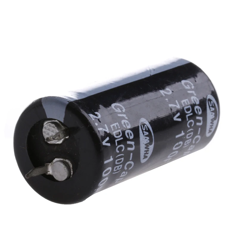 2Pcs Super Capacitor 2.7V 100F Capacitor New