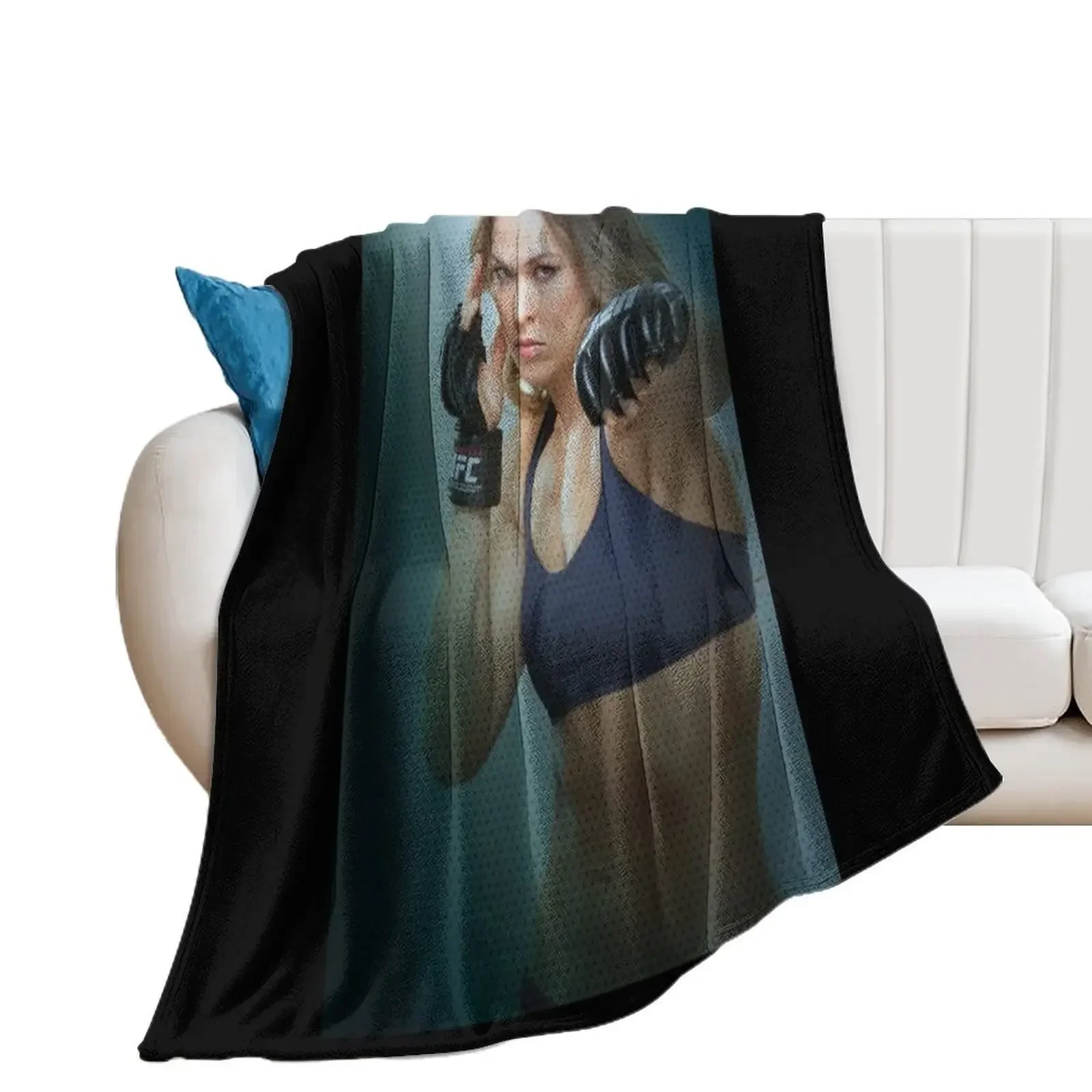 Ronda Rousey Throw Blanket Sleeping Bag warm for winter Blankets Sofas Of Decoration Blankets