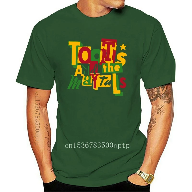 Mens Clothes New Toots And The Maytals Reggae Logo Men'S T-Shirt Black White S-2Xl Plus Size Tee Shirt