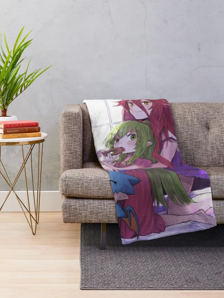 Dragalia lost x Fire Emblem | Notte x Mym Throw Blanket Decorative Throw Sofa Throw Furrys Loose Blankets