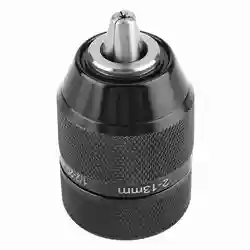 Electric Drill Chuck, 3/8-inch Threaded Drill Chuck, 13mm Metal Drill Chuck, 1/2-inch Mount, Self-Locking Keyless Drill Chuck
