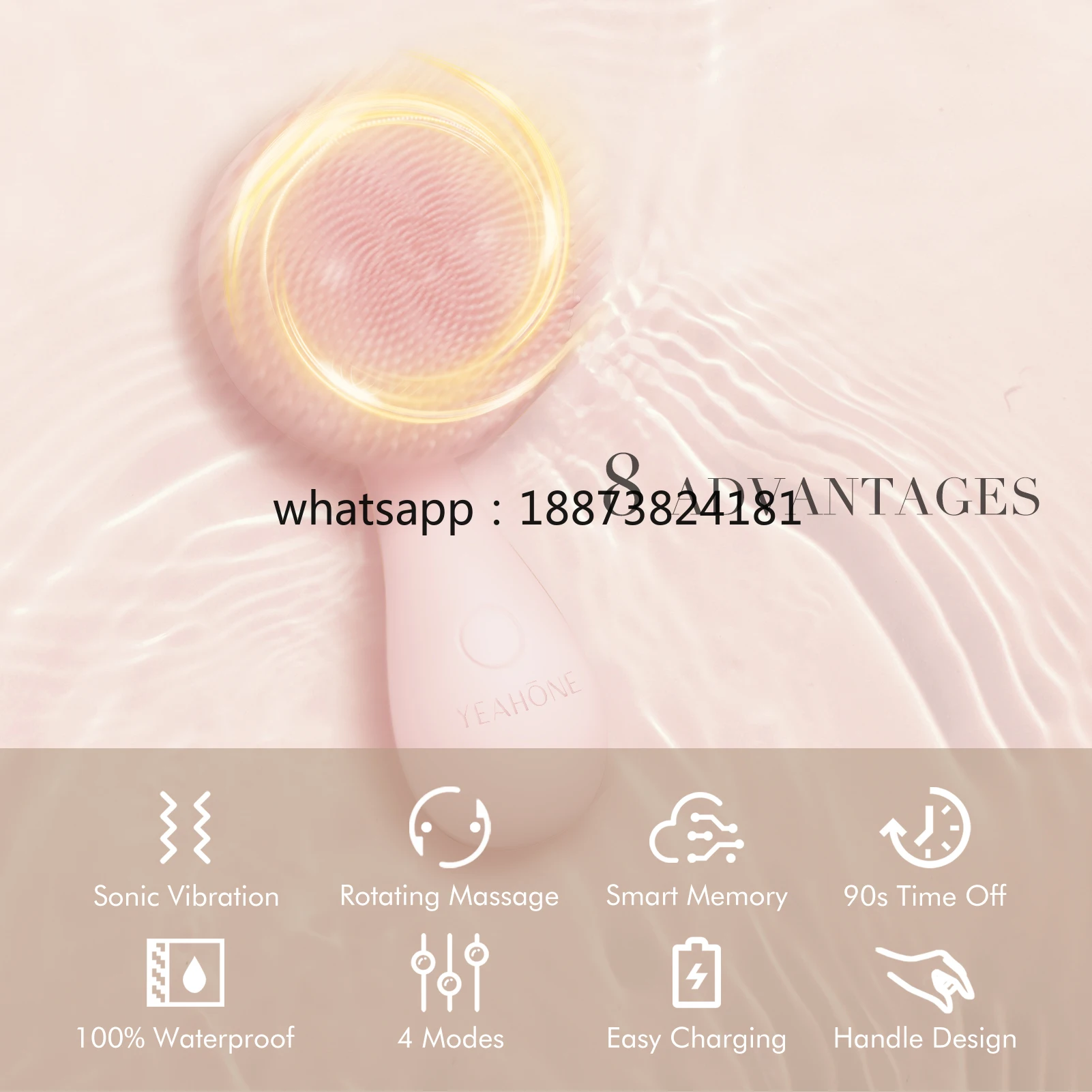 Silikonowa szczoteczka do oczyszczania twarzy Wielofunkcyjne urządzenie kosmetyczne Soniczna szczoteczka do oczyszczania twarzy szybka wysyłka