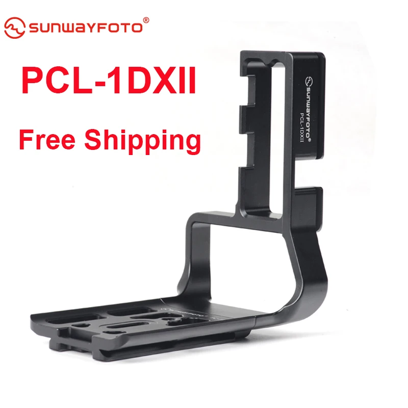 

SUNWAYFOTO PCL-1DXII Tripod Head Quick Release Plate for Canon 1DX 1DXII L-bracket Specific Aluminum Quick Release Plate