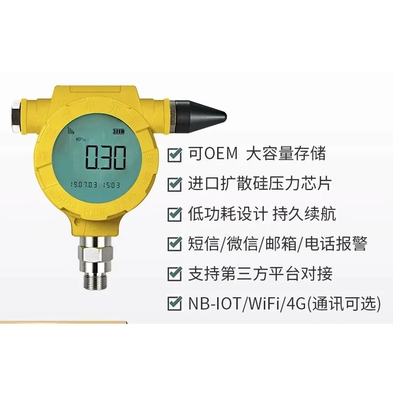 

Wireless pressure gauge Hydraulic water Gas e Oi Nitrogen, remote vacuum digital display