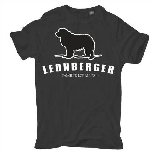 Plus Size Leonberger T-Shirt - Family Is Everything 3XL to 8XL Dogs Breed  High Quality 100%Cotton Short Sleeve