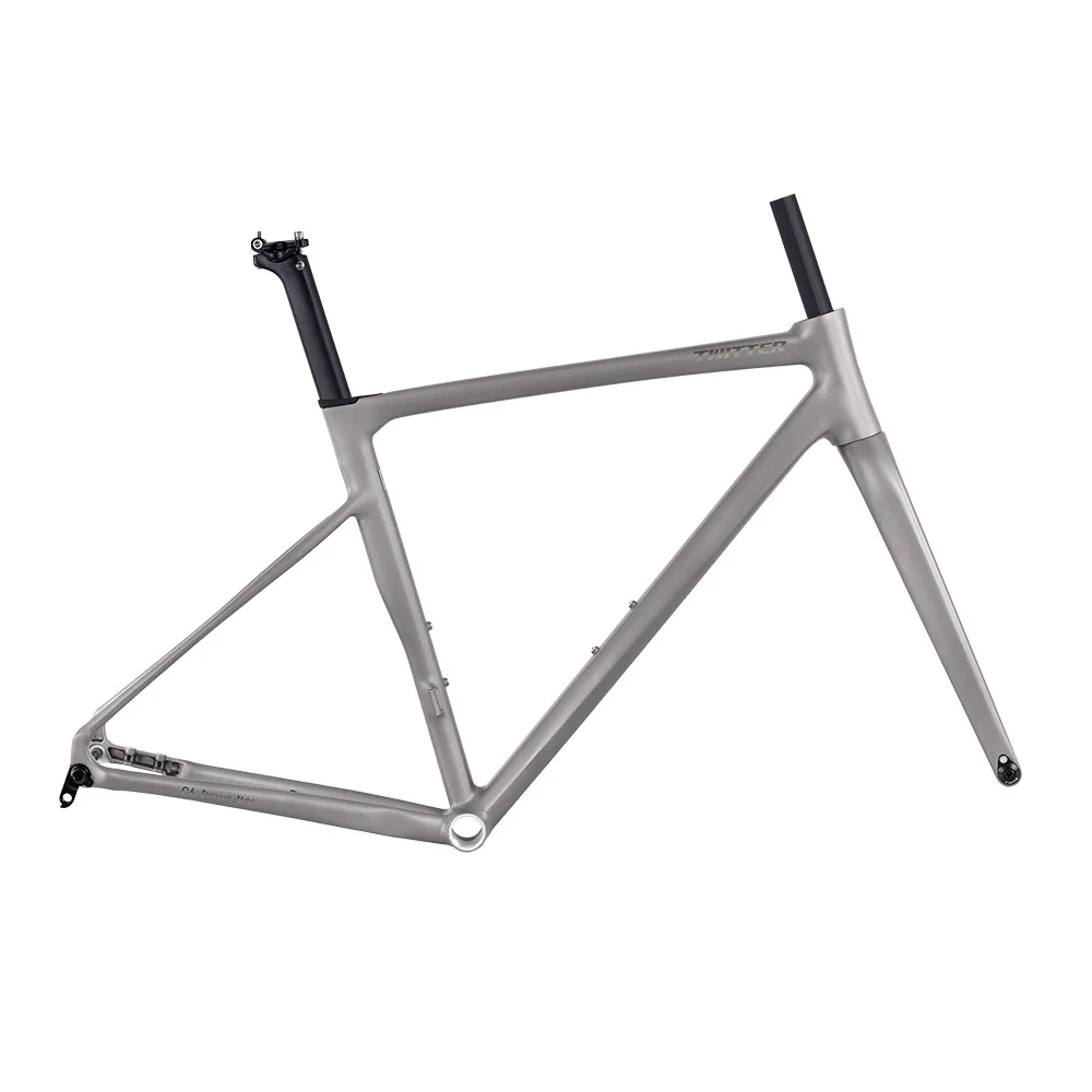 C6 Aluminum Alloy Road Bike Frame 700C | Disc Brake Thru-Axle Carbon Fork -Entry-Level Road Frame $180