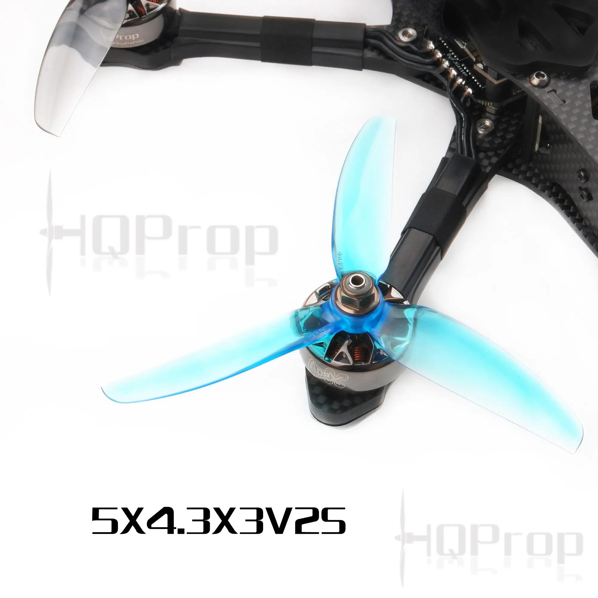 Image of 6 Paar HQProp 5X4.3X3V2S 5043 V2S 5 Zoll 3-Blatt PC Propeller 6CW 6CCW 5mm Schaft Freestyle FPV Drohnen-Propeller