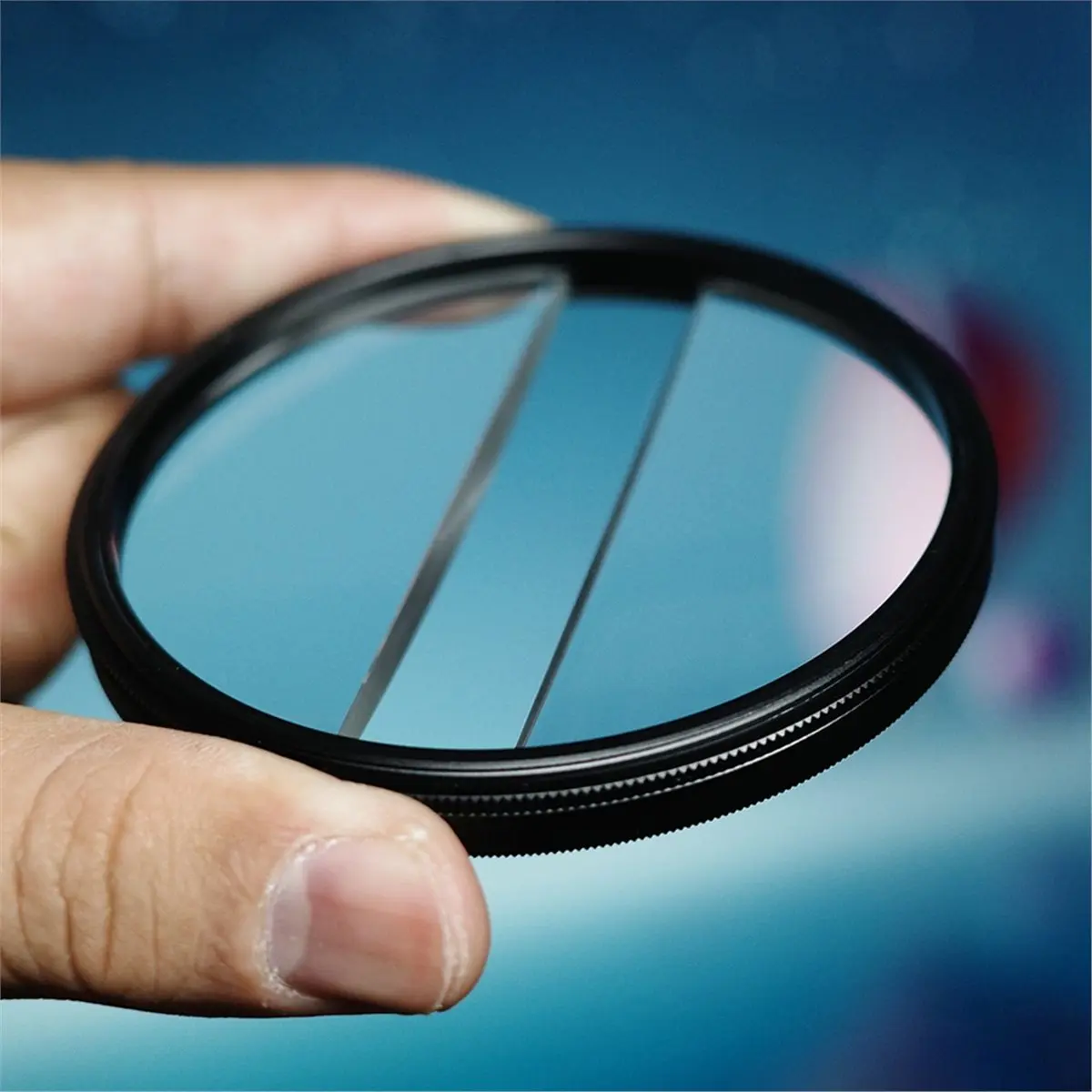 

ABJA 77mm Foreground Blur Effect Filter Double Half-Moon DSLR Accessories Center Field Filter Diopter Filter
