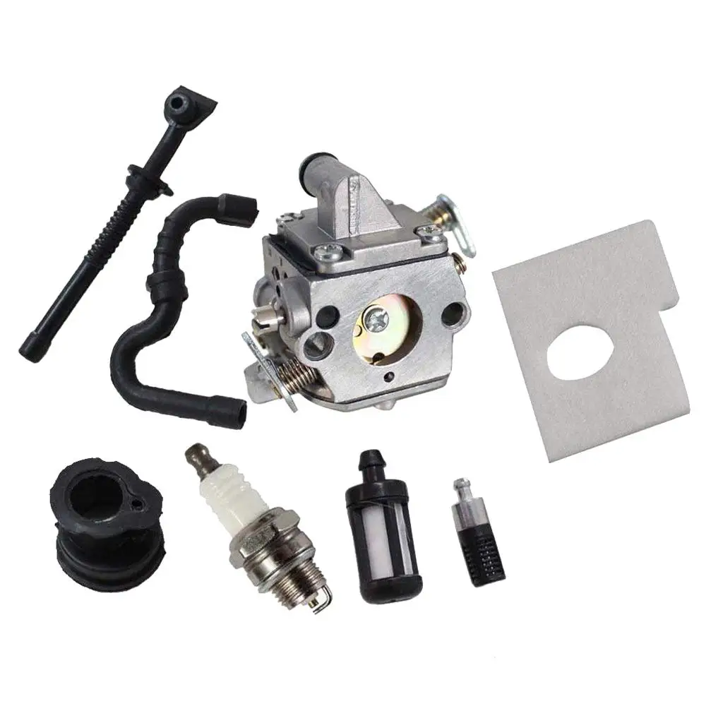 

Carburetor and Parts Set for MS170 Chainsaw High Quality Alloy Kit for Garden Yard Repair